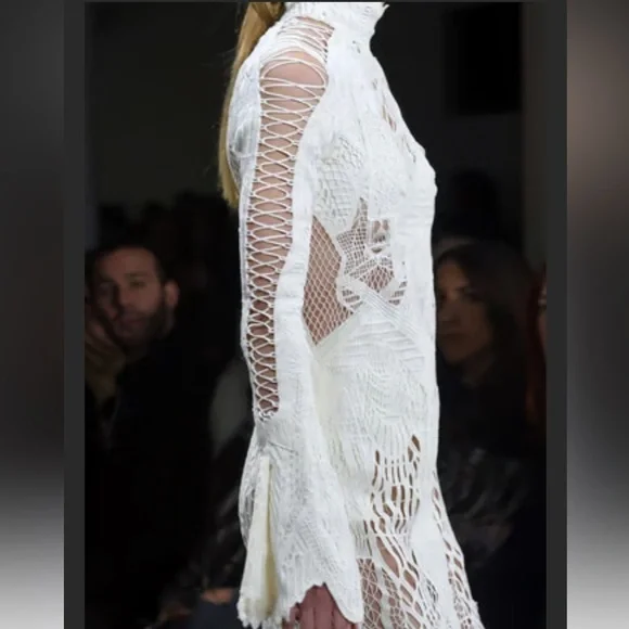 New Jonathan Simkhai Guipure Lace Gown - Picture 5 of 13